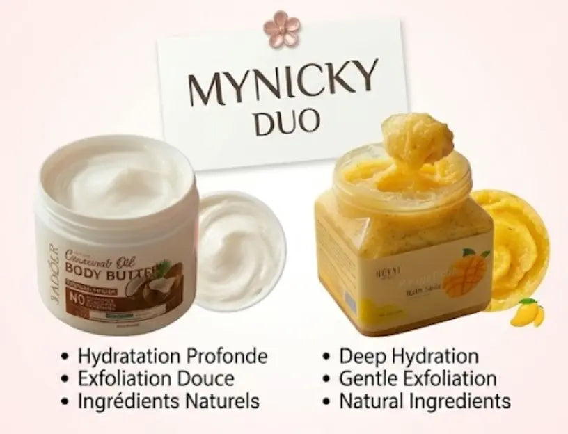Body Care Duo — Coconut Butter & Natural Scrub