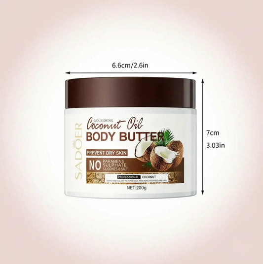 Coconut Moisturizing Body Butter 200g