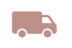 Icône camionnette rose