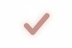 Icône checkmark rose