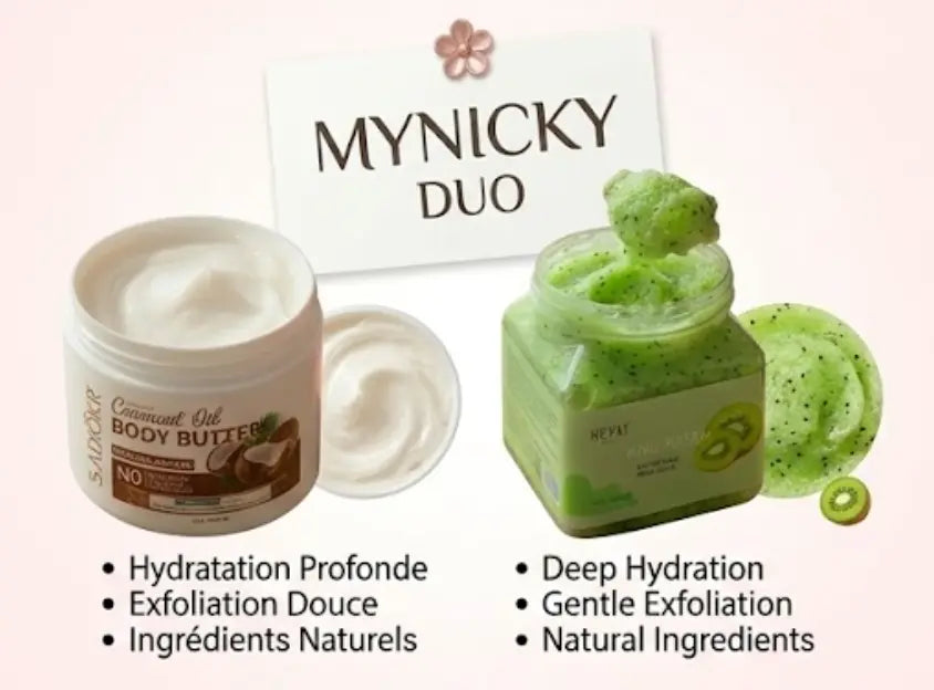 Body Care Duo — Coconut Butter & Natural Scrub