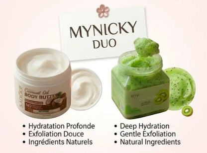 Body Care Duo — Coconut Butter & Natural Scrub