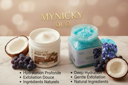 Body Care Duo — Coconut Butter & Natural Scrub