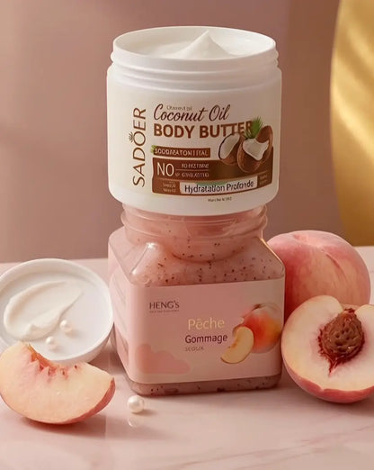 Body Care Duo — Coconut Butter & Natural Scrub