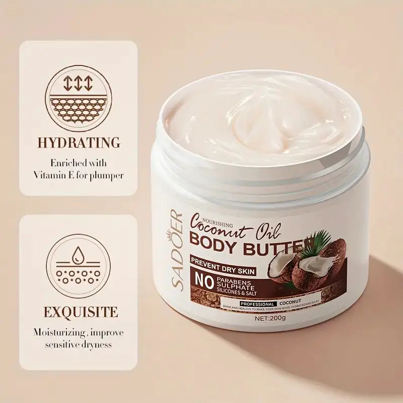 Coconut Moisturizing Body Butter 200g