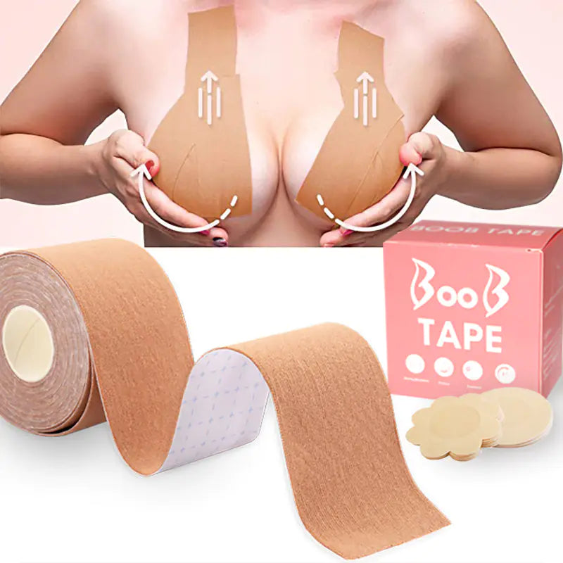 Invisible Push-Up Breast Adhesive Strips - Natural Support Without a Bra 