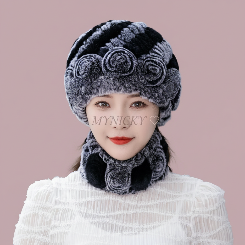 Bonnet MYNICKY noir gris