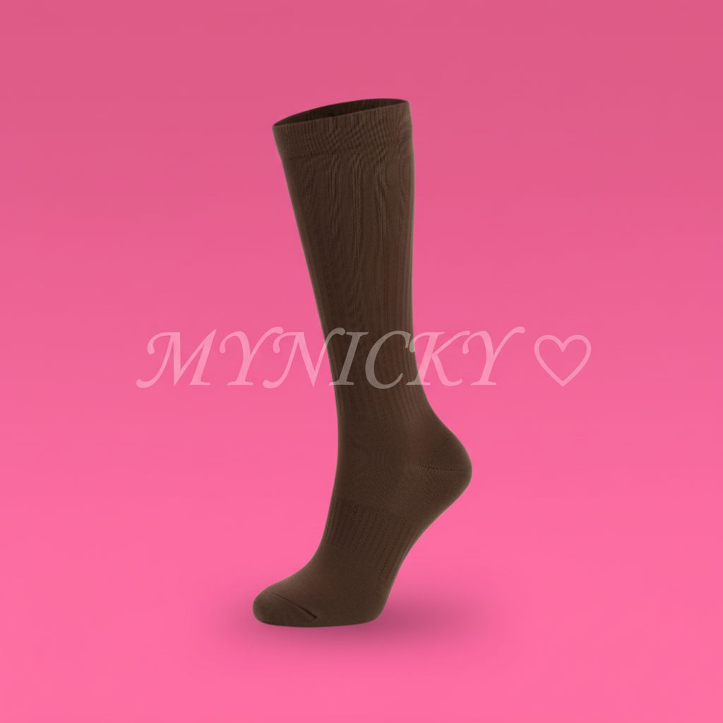 Chaussette Grise - Fond Rose Vif + Filigrane