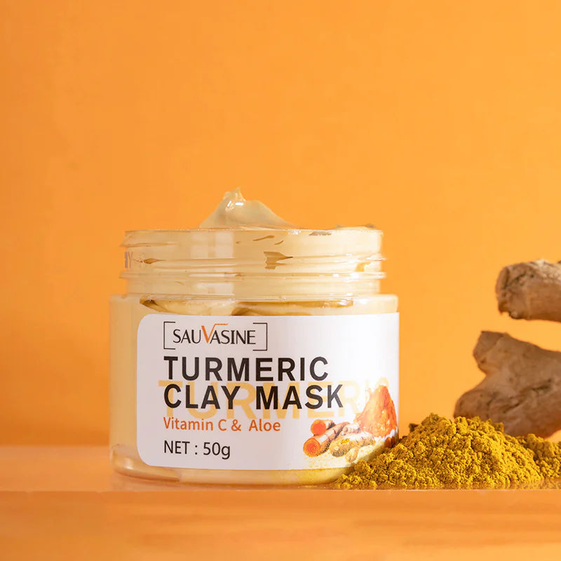 Hydrating and nourishing turmeric clay mask