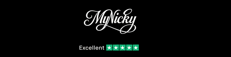 Logo MyNicky avec badge aux bonnes proportions
