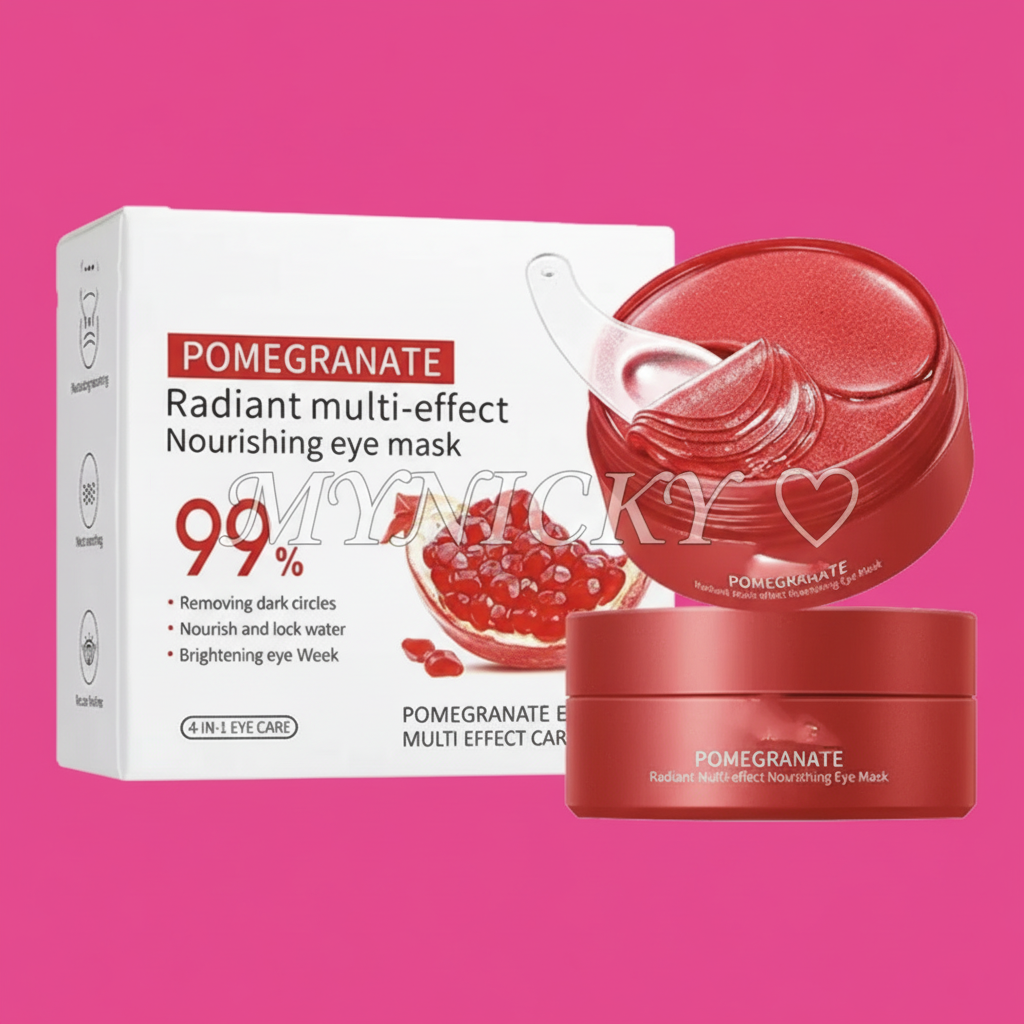 Masque Grenade Produits - Fond Rose Vif + Filigrane