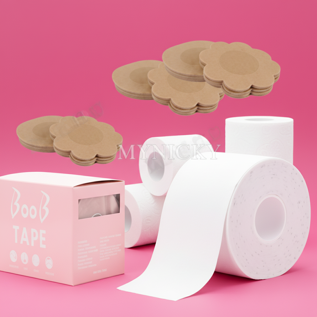 Photo 2 - Fond Rose Vif + Filigrane MYNICKY