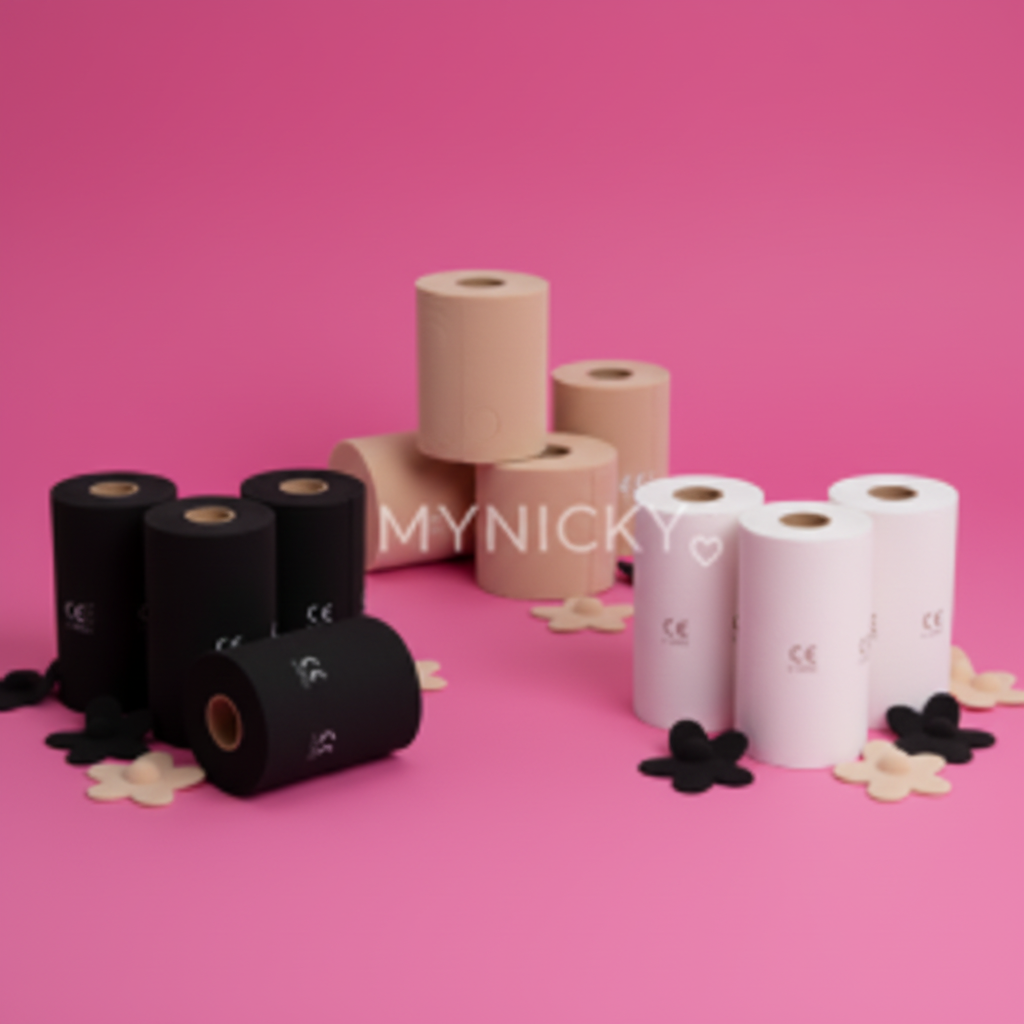 Photo 5 - Fond Rose Vif + Filigrane MYNICKY