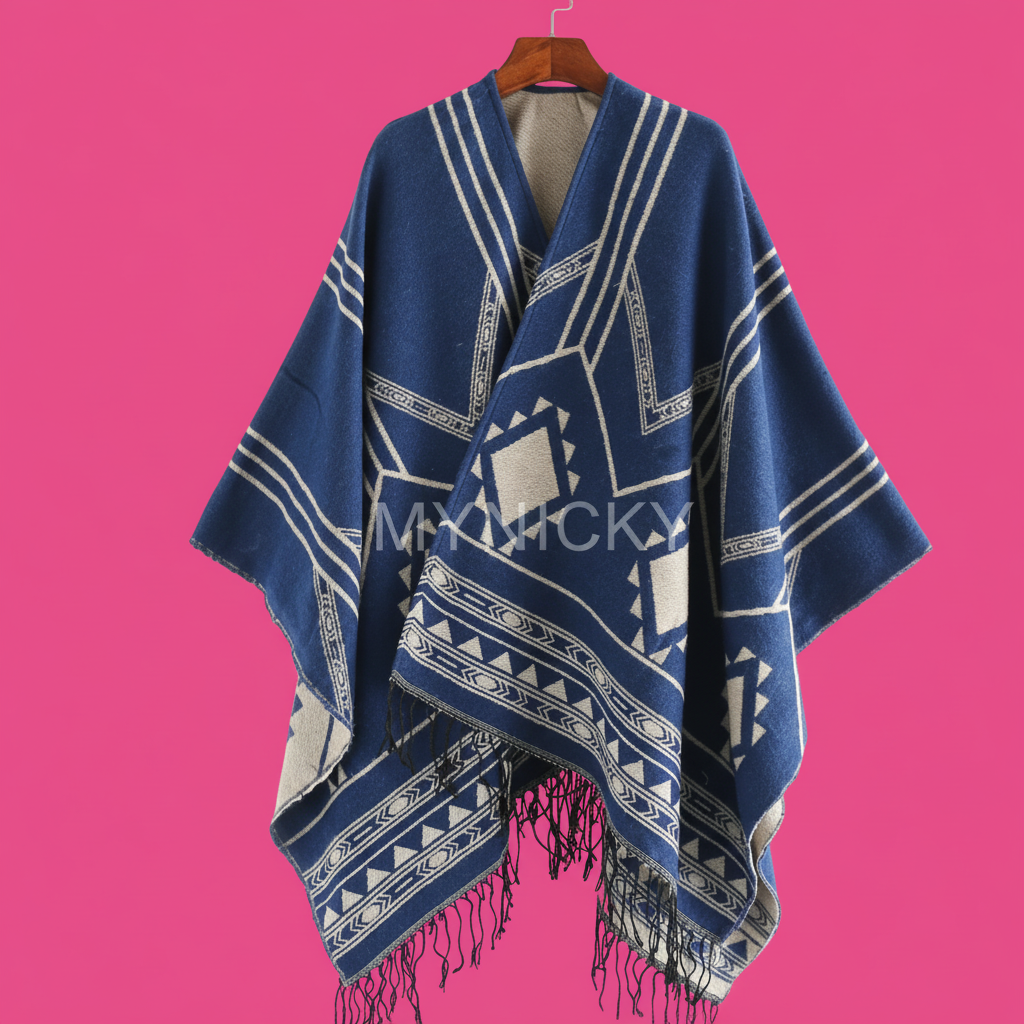 Poncho bleu corrigé