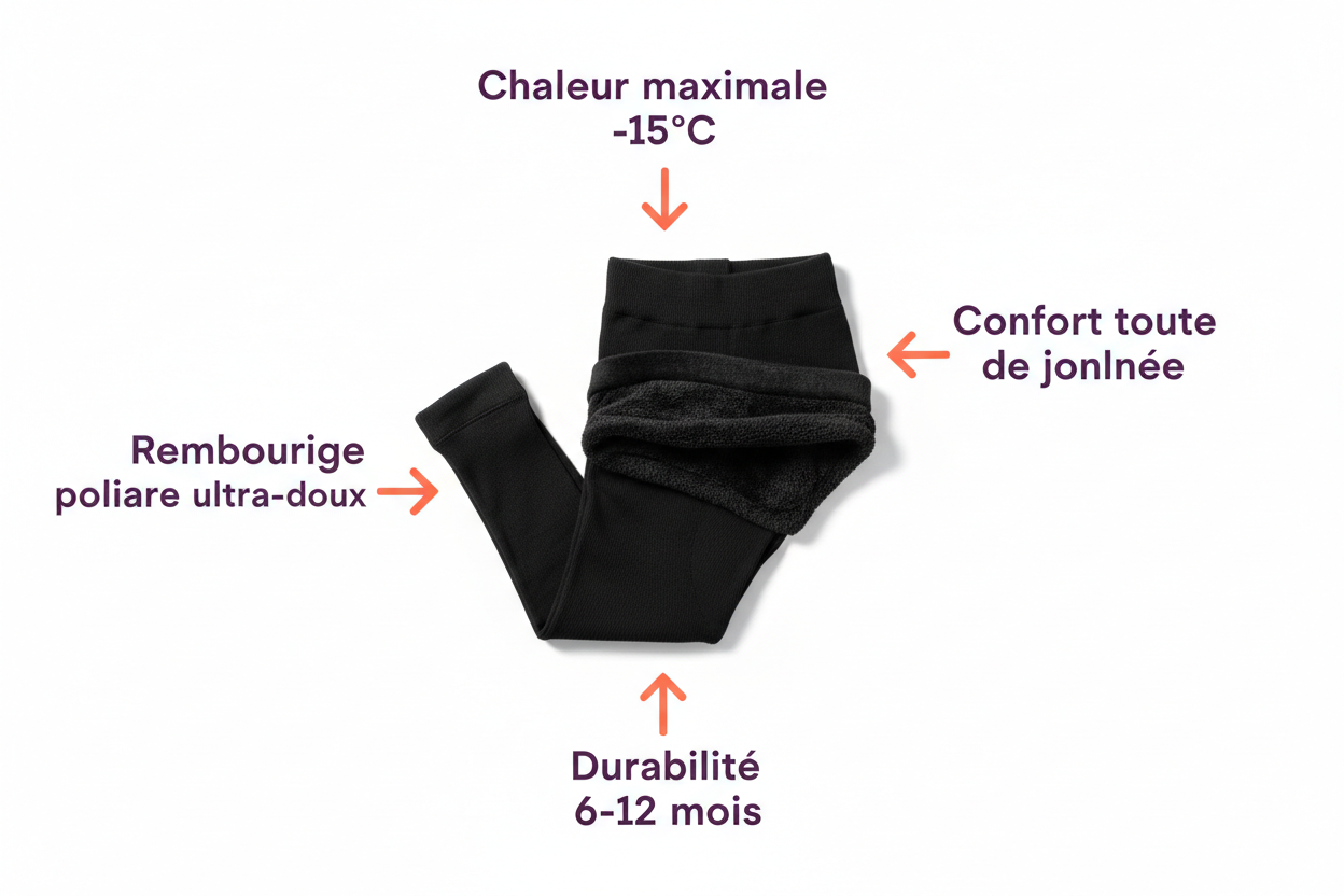Padded Fleece Tights - Maximum Winter Warmth