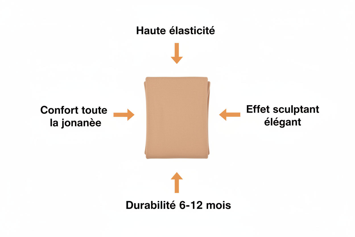 Visuel bénéfices Collants Sculptants - Sans mannequin
